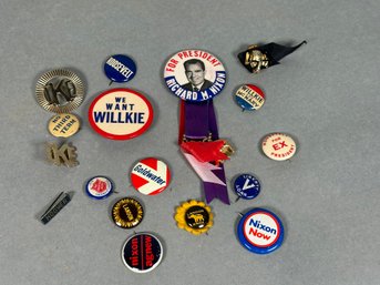 Vintage Political Pins