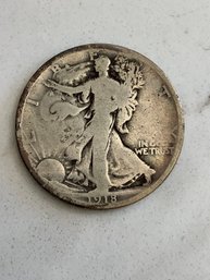 1918-S Walking Liberty Half Dollar Coin #13