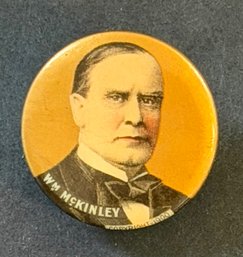 Rare Antique Political Button President William McKinley Excellent Condition S8