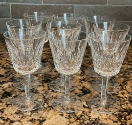 Set Of 9 WATERFORD Lismore Glasses