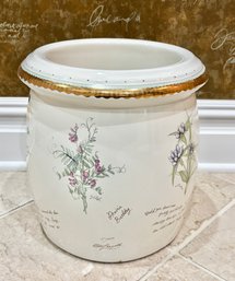 Kohler Prarie Flowers Floor Container, Purchase Price - $800