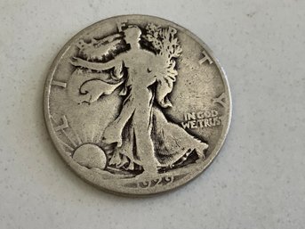 1929-D Walking Liberty Half Dollar Coin #16