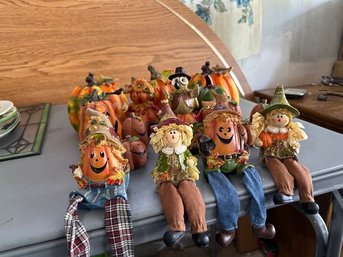 Fall Harvest - 4 Shelf Sitters Plus Pumpkins, Pumpkins & Pumpkins