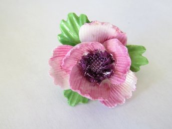 Royal Adderley England Bone China Floral Brooch