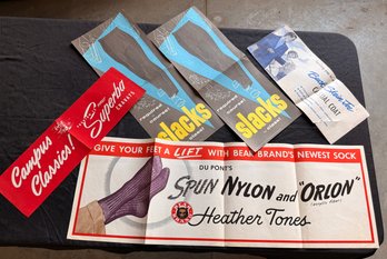 Lot Of Vintage / Antique Mens Fashion Clothing Store Advertising