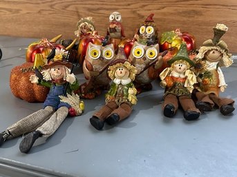 Pumpkins & Owls & Scarecrows Oh MY!