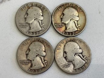 1937-1939 Washington Quarters Lot #45
