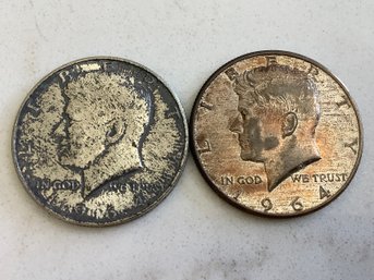 1964 Kennedy Half Dollar Coin Lot #52