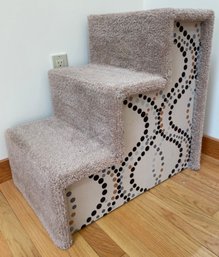 Carpeted Pet Stairs Unit