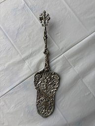 Ornate Montagnani Style Italian Baroque Silver Plated Cake Pie Server