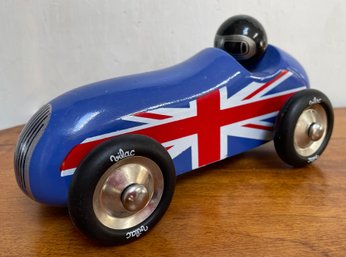 Large VILAC Wooden British Race Car - 8' Long