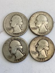 1934-1936 Washington Quarters Lot #57