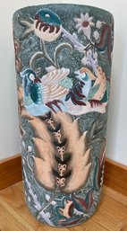 Vintage Large Chinese Satsuma Style Vase