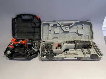 Craftsman Sawzall And Black And Decker Drill