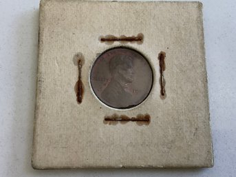 195? Wheat Penny W/ Oddity #83