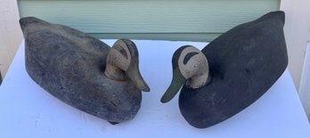 Nice Pair Of Vintage Ducks Unlimited Duck Decoys D5
