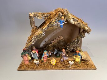 Vintage Manger Display