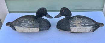Nice Pair Vintage Wildfowler Duck Decoys D1