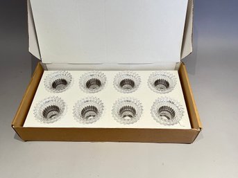 Set Of 8 Votive Candle Holders In Box