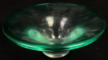 Colored Glass Dish