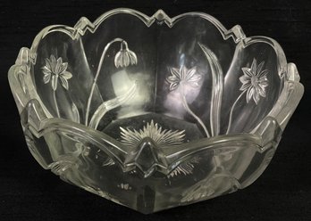 Pressed Glass Bowl