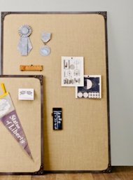 Restoration Hardware Industrial Style Bulletin Board