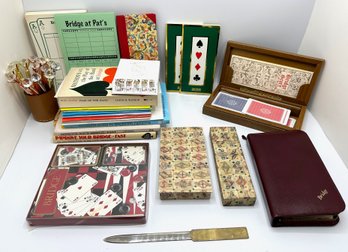 Vintage Tiffany & Co Bridge Scoring Pad, Canasta  Sets With Cards, More Bridge Pads, Pens & Bridge Books