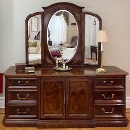 Bernhardt Flair Division Dresser & Mirror