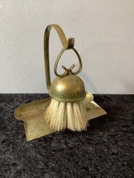 Vintage Brass Crumb Catcher Set