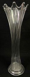Vintage Art Deco Style Glass Vase