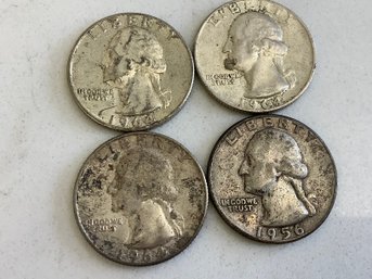 1956 & 1964 Washington Quarters Lot #144