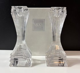 Mikasa Art Deco Candle Sticks