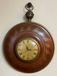 Vintage Antique Metal Electrical Clock By Gorgian