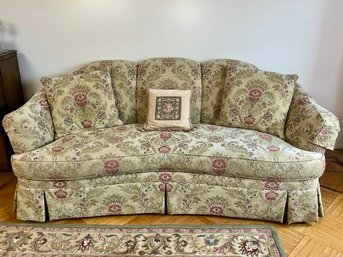 Century Destination Sofa With Velvet Upholstery