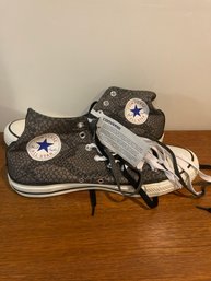 Converse Chuck Taylor All Star Hi Top Snake Print Shoes Mens 7 Women's 9