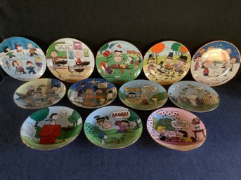 The Danbury Mint Peanuts Collector Plates With Authenticity