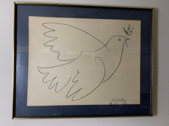 Print Of Pablo Picasso's 'Dove Of Peace'