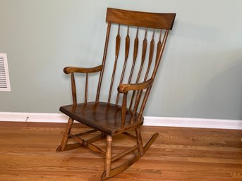 Vintage Nichols & Stone Windsor Stlye Maple Rocking Chair