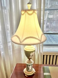 Green Wedgwood Jasper Ware Table Lamp