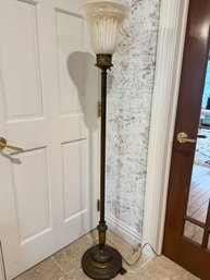 Brass Torchiere Floor Lamp