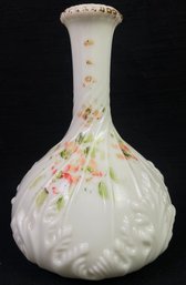 Vintage Milk Glass Decanter Bottle