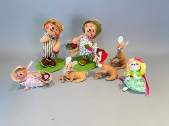 Lot Of 7 Annalee Animals