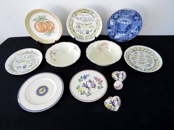 A Grouping Of Mid-century And Vintage Plates