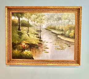Beautiful Oil On Canvas, Framed