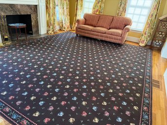 STARK Carpet Floral Pattern Area Rug With Complementary Border