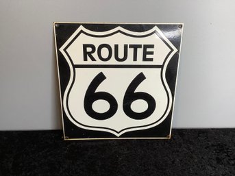 Route 66 Metal Sign
