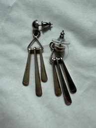 Abstract Articulated Dangle Drop Earrings