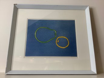 Pencil Signed  Art With Fruit Design