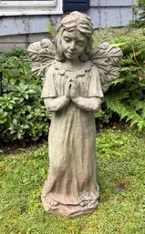 Concrete Praying Angel Garden Statue – 27'