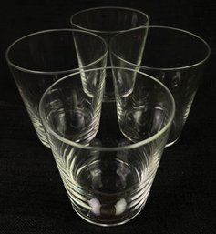 Matching Clear Glass Cup Set